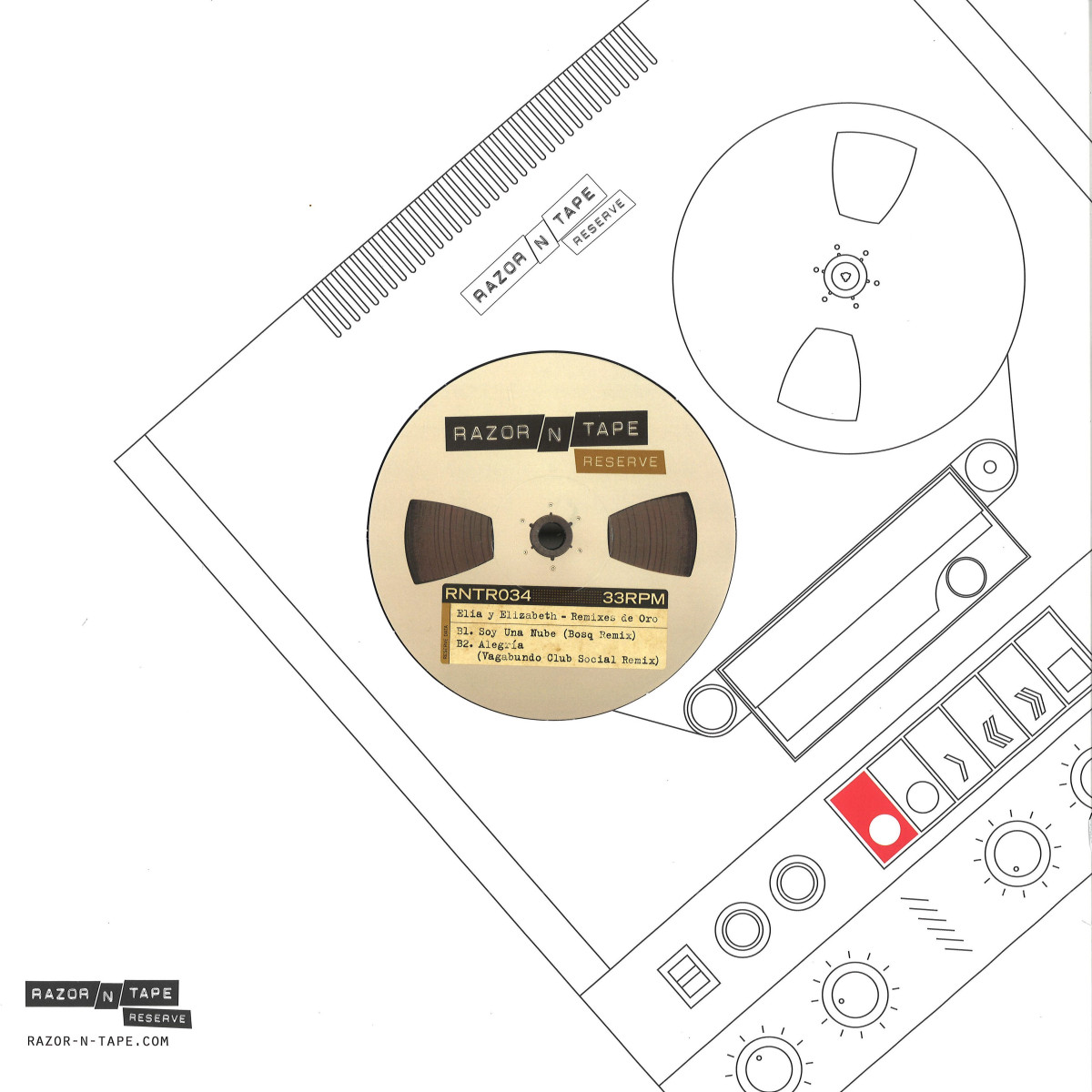 Elia y Elizabeth - Remixes De Oro / Alegría | RAZOR N TAPE (RNTR034B) - 3 Elia y Elizabeth - Remixes De Oro / Alegría | RAZOR N TAPE (RNTR034B) - 3