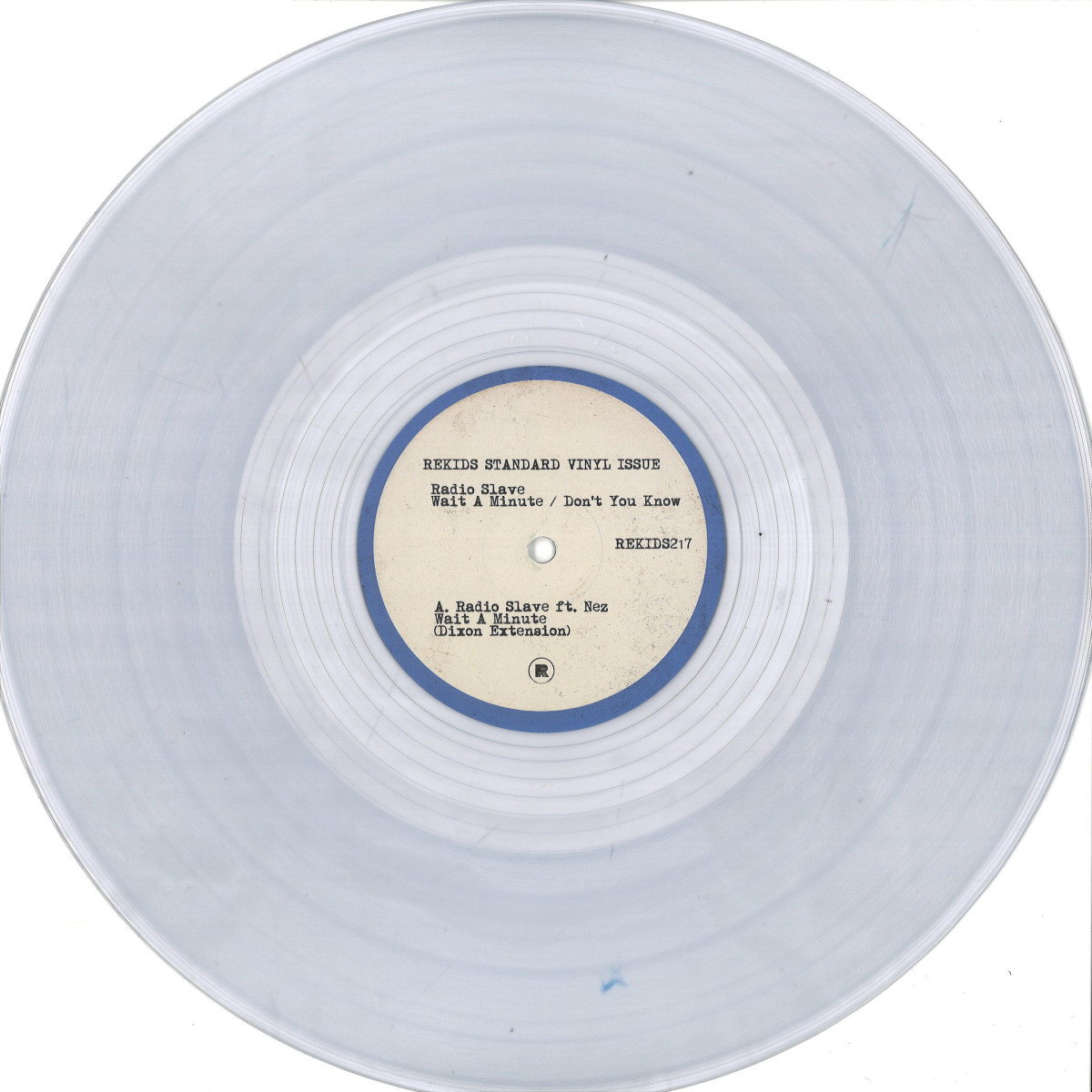 Radio Slave  &  NEZ - Wait A Minute | Rekids (REKIDS217)