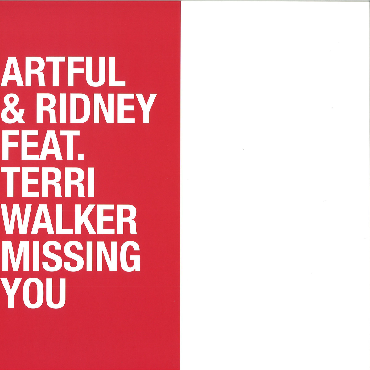 Artful & Ridney & Terri Walker - Missing You | SOSURE MUSIC (SSMPM001) Artful & Ridney & Terri Walker - Missing You | SOSURE MUSIC (SSMPM001)