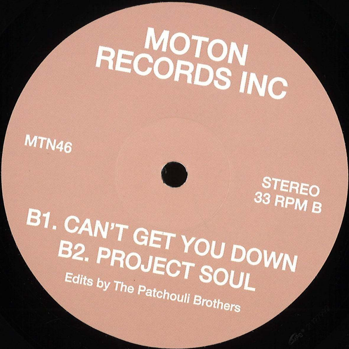 Moton Records Inc - The Patchouli Brothers Edits | MOTON Rec (MTN46)