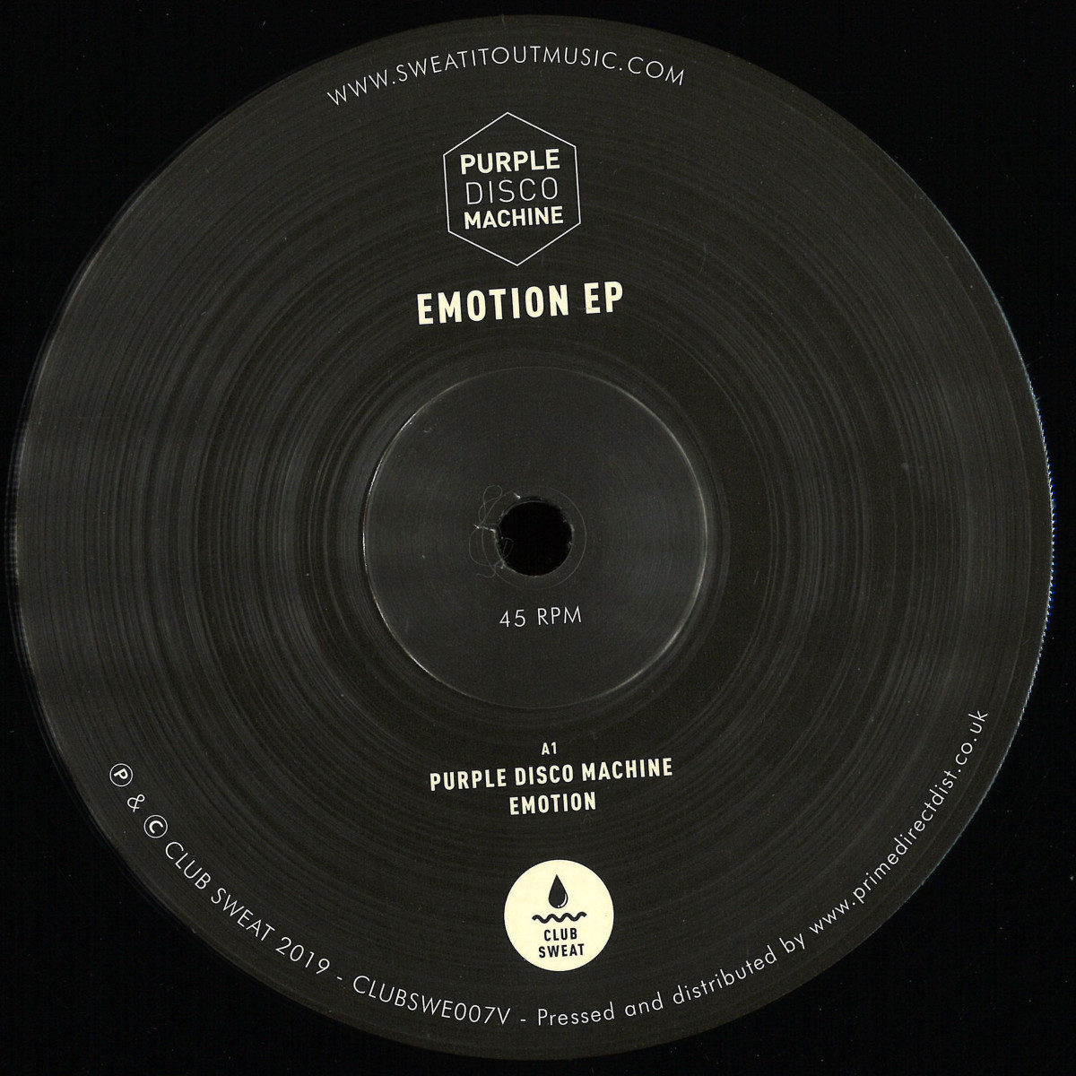 Purple Disco Machine - Emotion EP | CLUB SWEAT (CLUBSWE007V) Purple Disco Machine - Emotion EP | CLUB SWEAT (CLUBSWE007V)