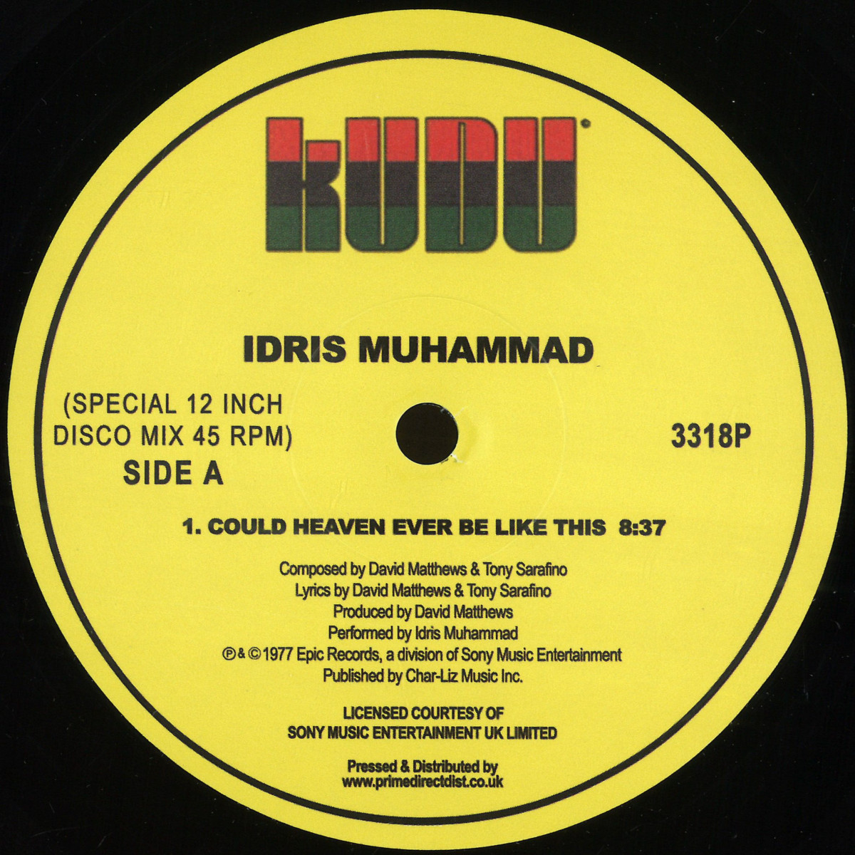 Idris Muhammad - Could Heaven Ever Be Like This / Tasty Cakes & Turn This Mutha... | KUDU (3318P) - main