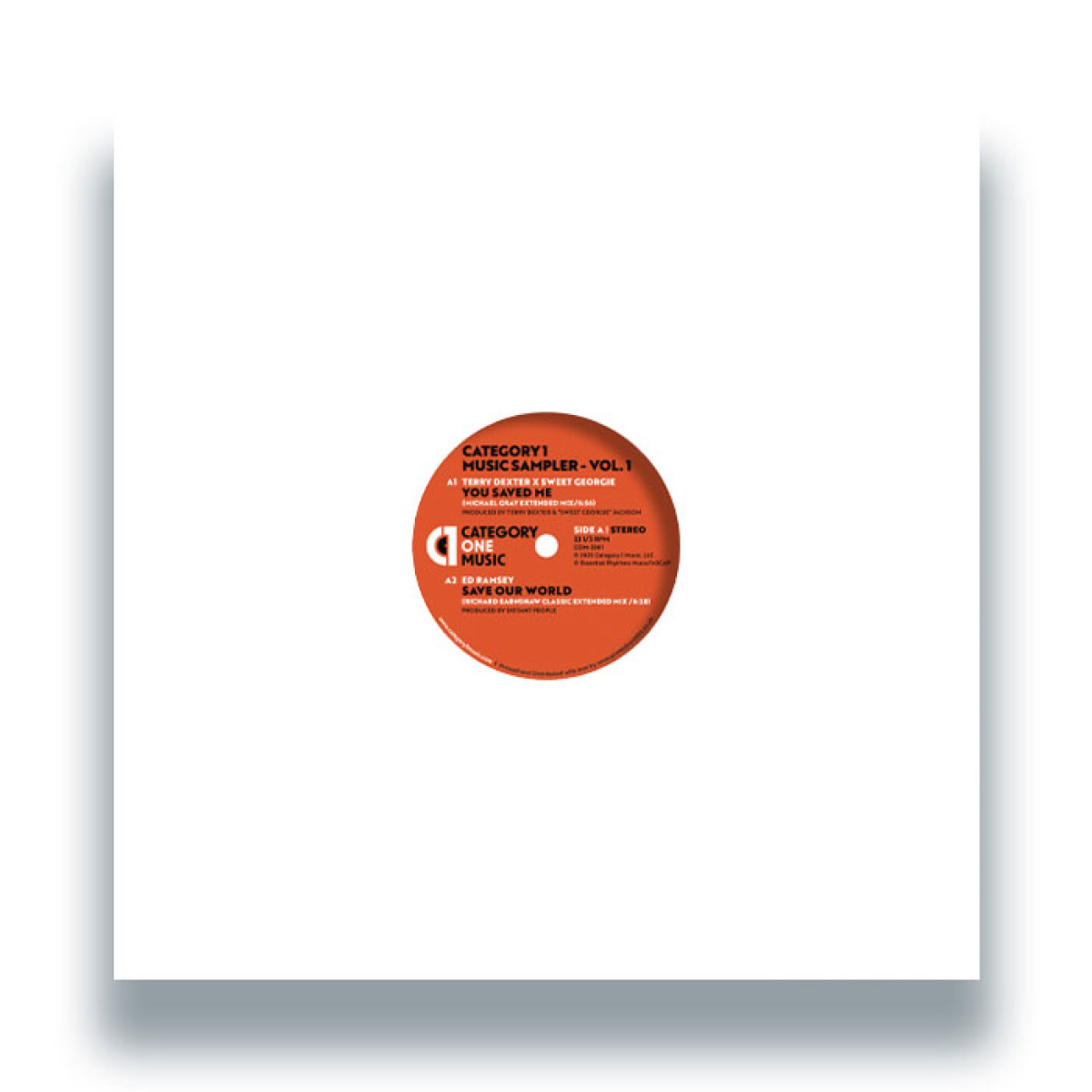 Terry Dexter  &  Ed Ramsey  &  Shawn Christopher  &  Lee Wilson - Category 1 Music Sampler - Vol. 1 | Category 1 (COM3301)