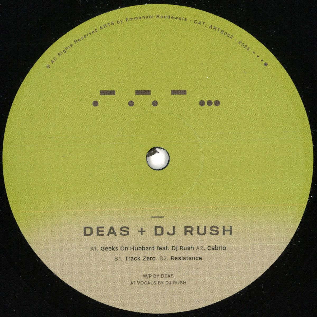 Deas - Geeks On Hubbard EP | ARTS (ARTS052)