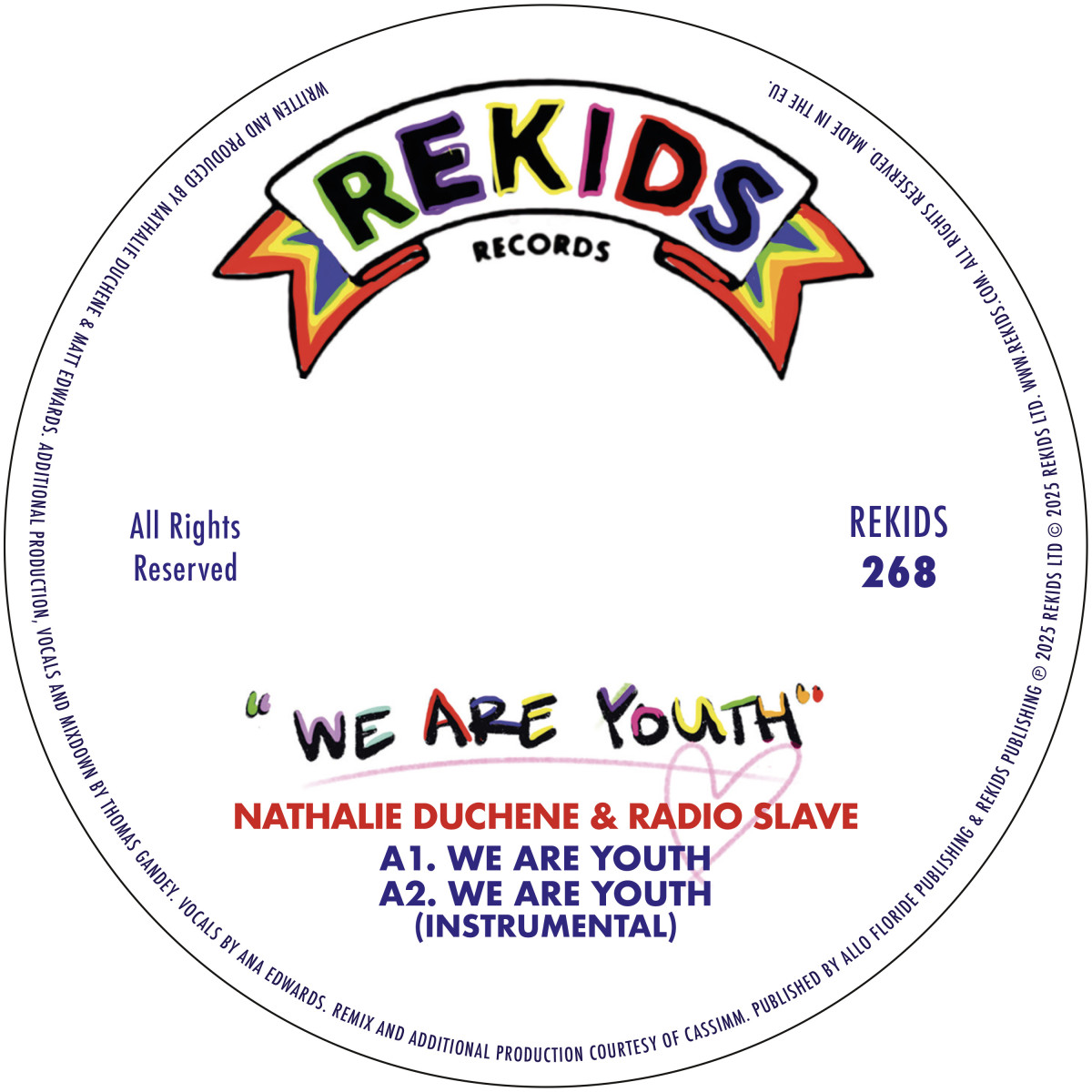 Nathalie Duchene - We Are Youth | Rekids (REKIDS268)