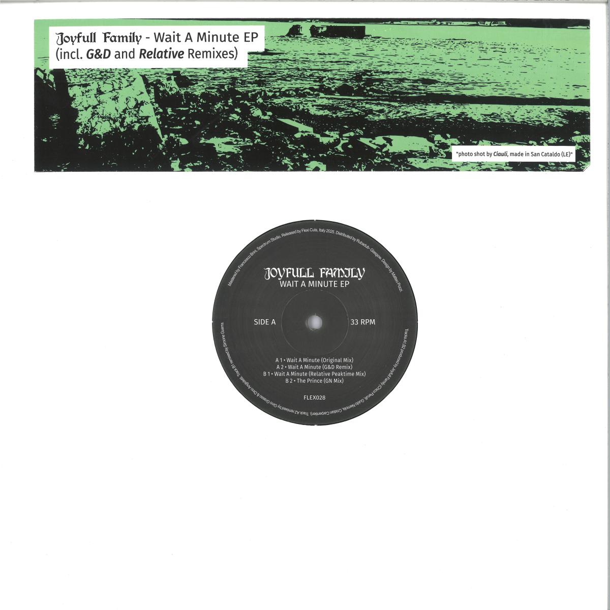 Joyfull Family - Wait A Minute EP | FLEXI CUTS (FLEX028) - main Joyfull Family - Wait A Minute EP | FLEXI CUTS (FLEX028) - main