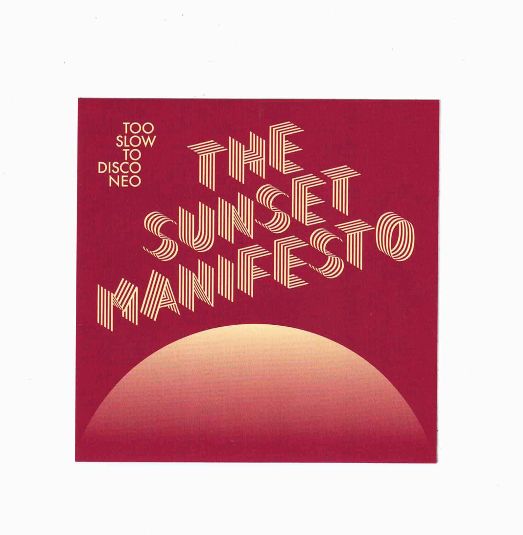 Sunset Manifesto - Beach Bag with Sticker - 2
