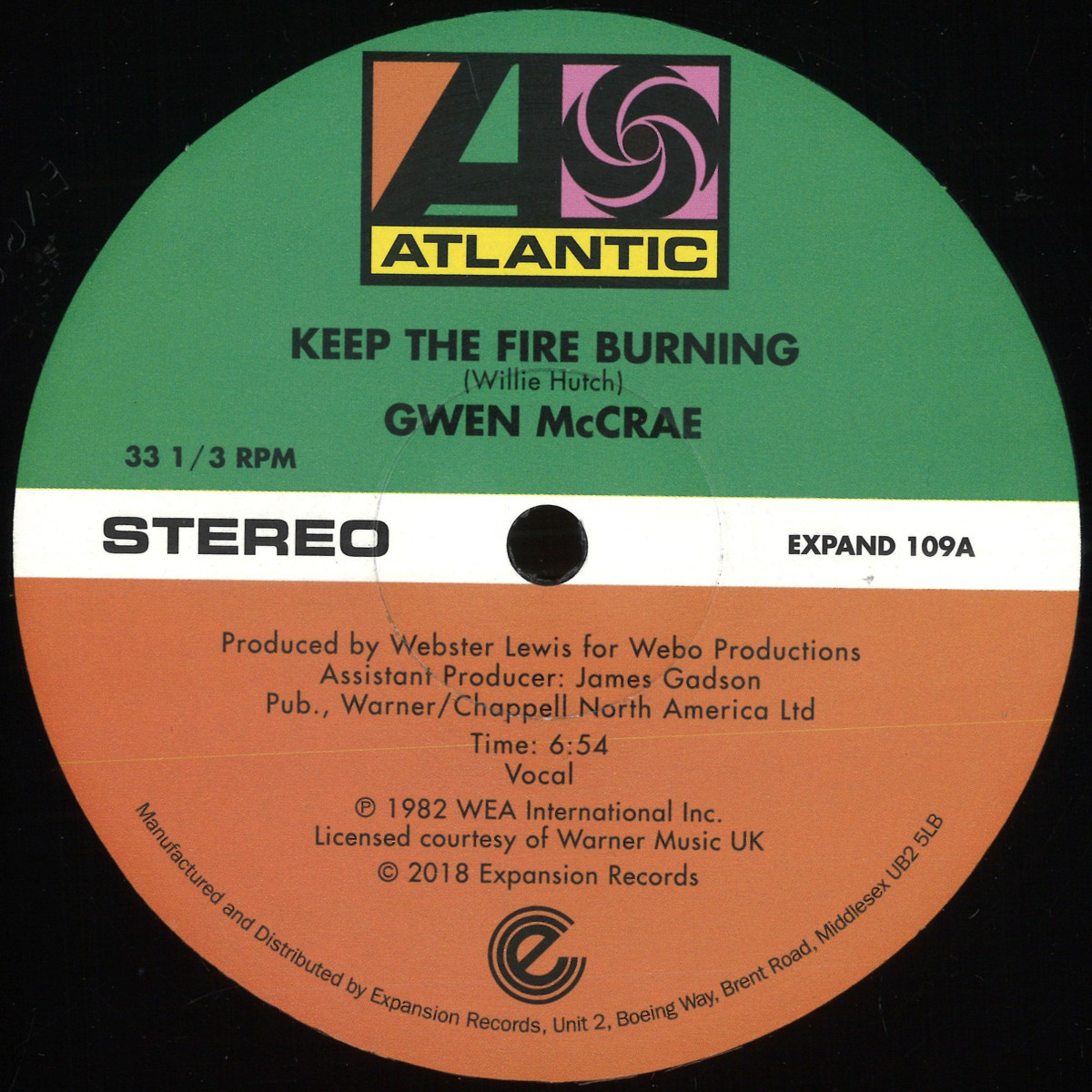 Gwen Mccrae - Keep The Fire Burning / Funky Sensation | Expansion (EXPAND109)