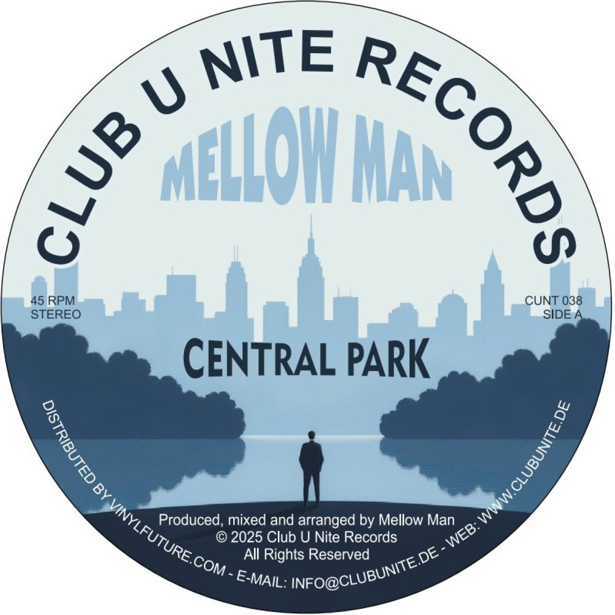 Mellow Man - Central Park EP | Club U Nite (CUNT038)