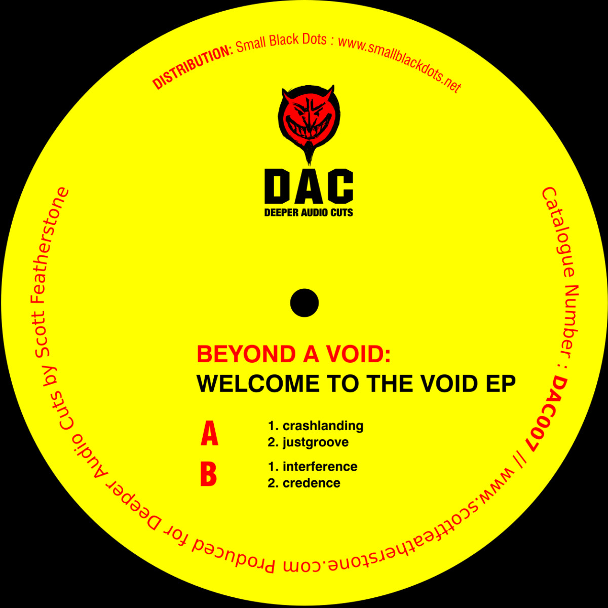 Beyond A Void - Welcome To The Void EP | Deeper Audio Cuts (DAC007) - main