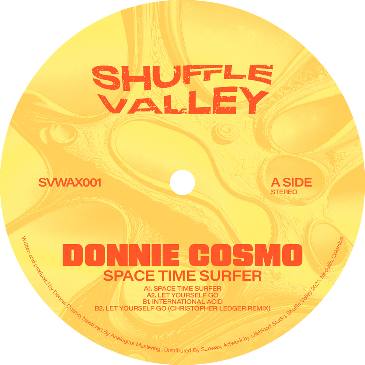 Donnie Cosmo - Time Surfer EP | Shuffle Valley (SVWAX001) - main