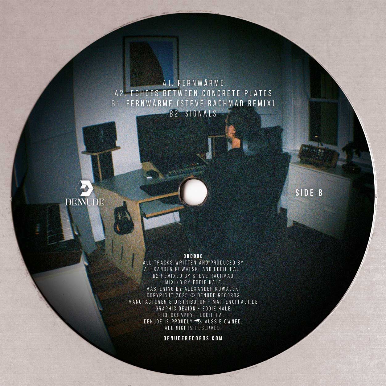 Alexander Kowalski  &  Eddie Hale - Berlin Sessions I (Inc. Steve Rachmad RMX) | Denude (DND006) - main