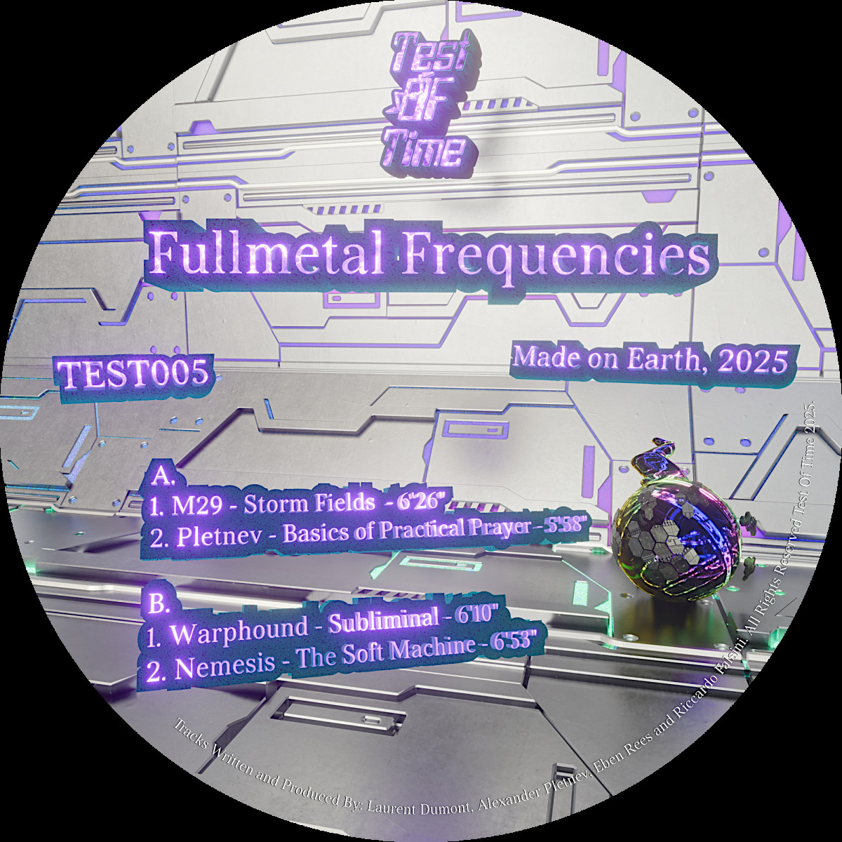 Various - Fullmetal Frequencies | Test Of Time Records (TEST005)