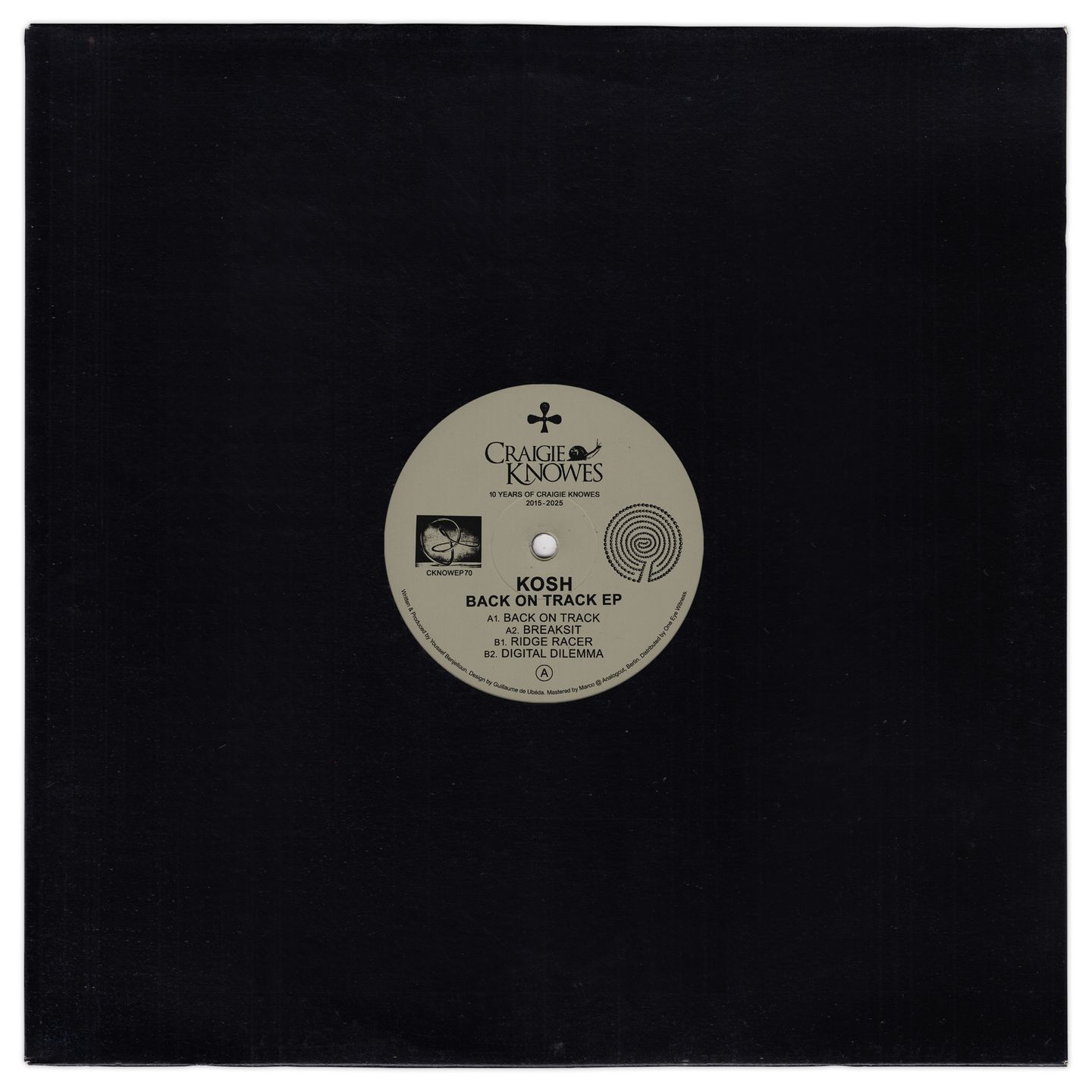 Kosh - Back on Track EP | Craigie Knowes (CKNOWEP70) - 3 Kosh - Back on Track EP | Craigie Knowes (CKNOWEP70) - 3