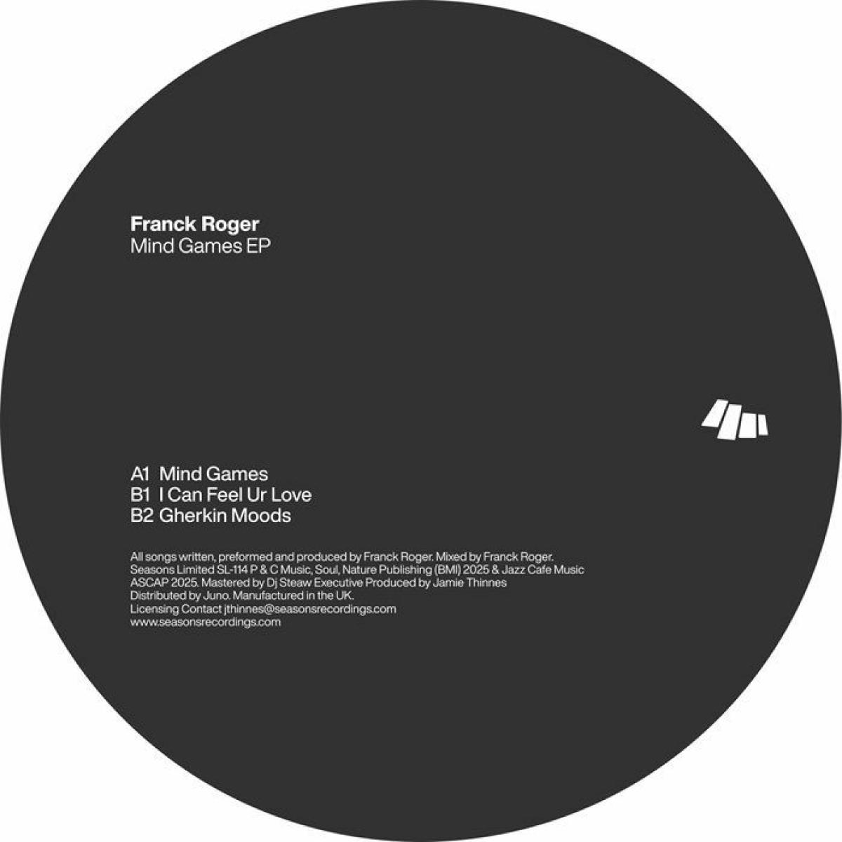 Franck Roger - Mind Games EP | Seasons Limited (SL114) - main Franck Roger - Mind Games EP | Seasons Limited (SL114) - main