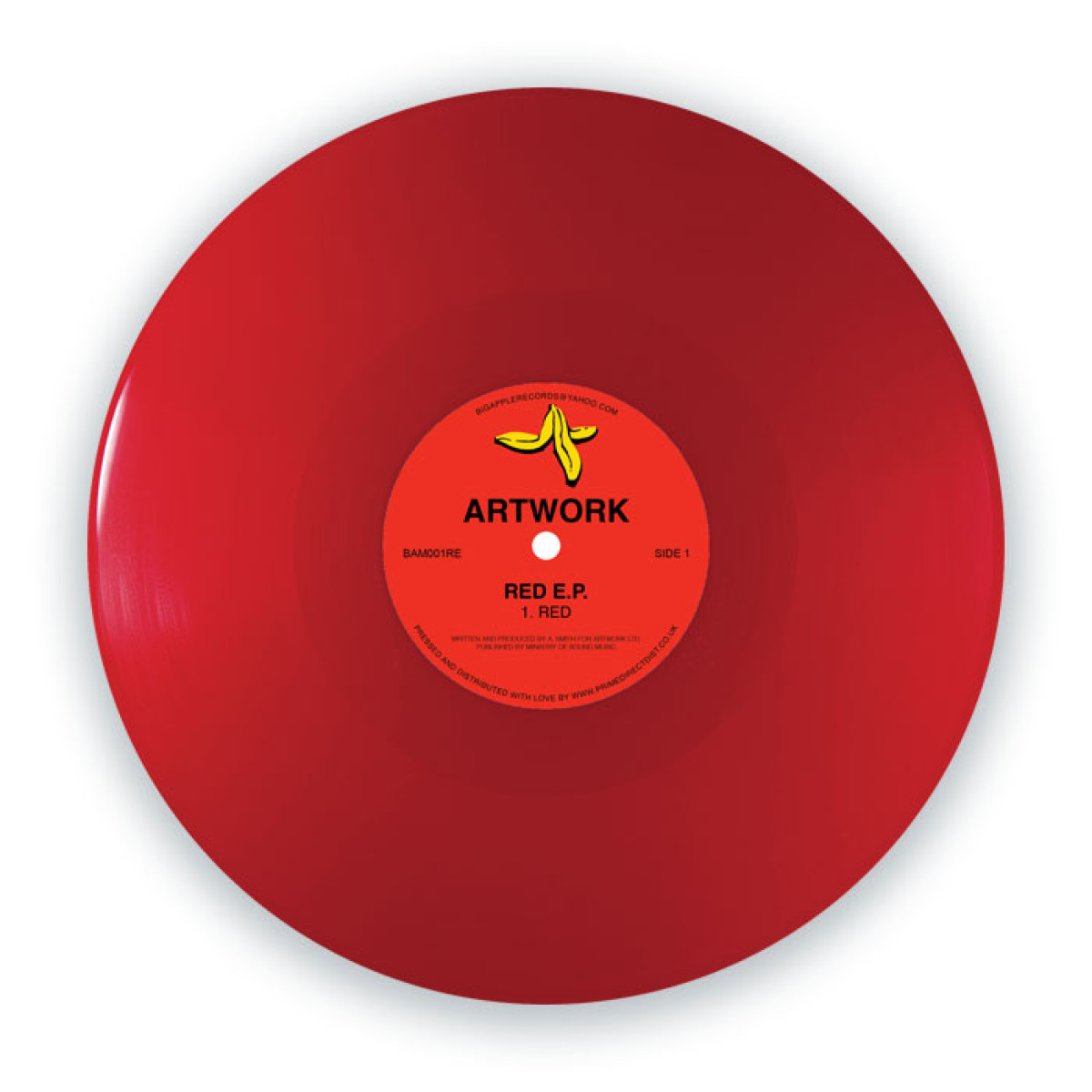 Artwork - Red E.P | Big Apple Records (BAM001RE)