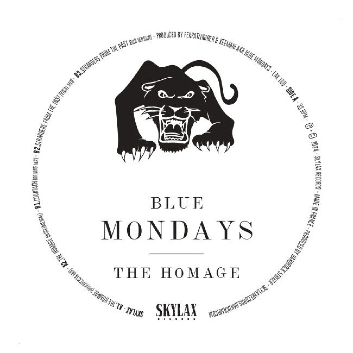 Blue Mondays - The Homage | Skylax Records (LAX160) - main