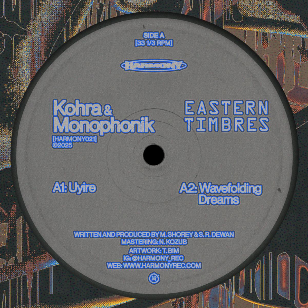 Kohra - Easter Timbres | Harmony Rec. (HARMONY021) - main Kohra - Easter Timbres | Harmony Rec. (HARMONY021) - main