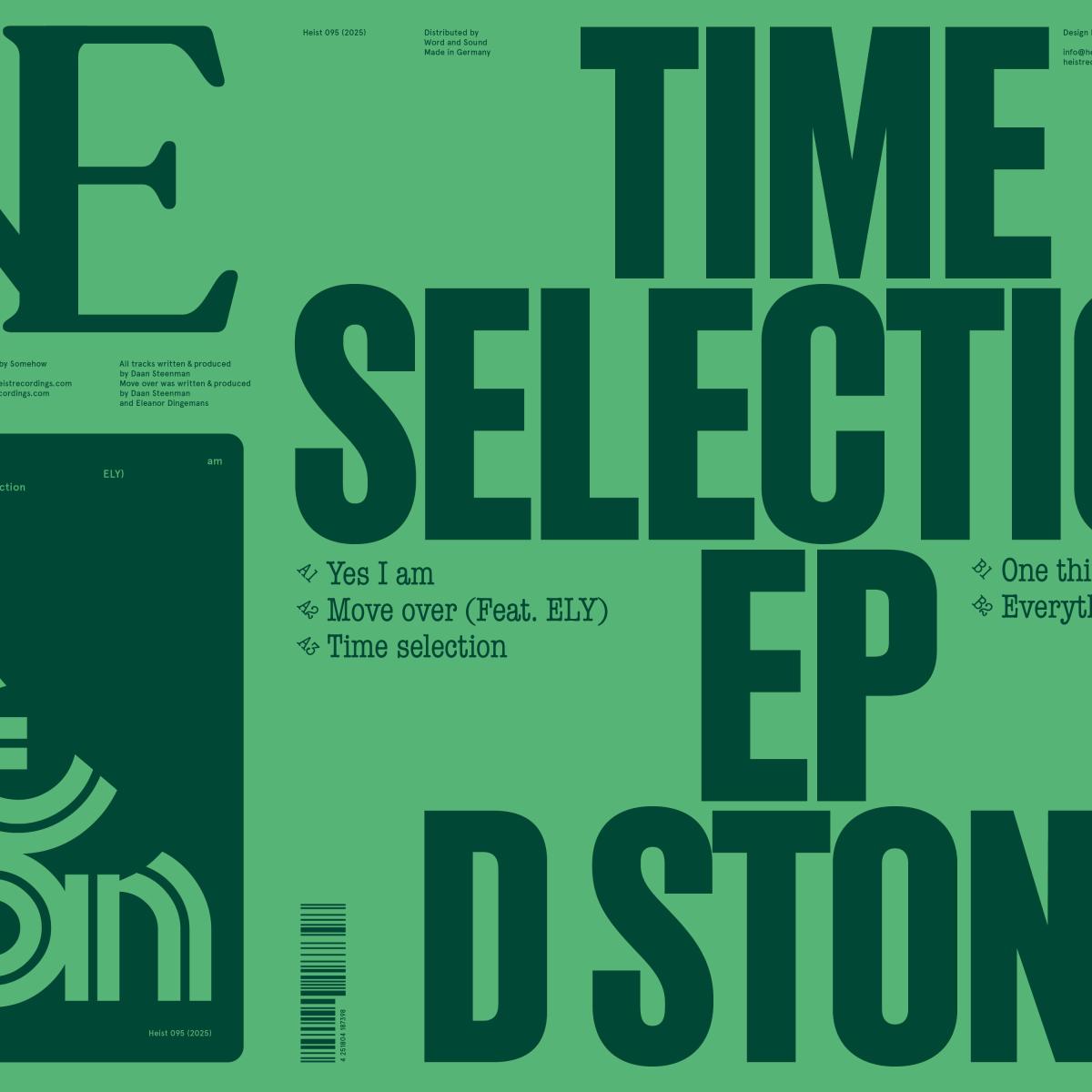 D Stone - Time selection EP | Heist Recordings (HEIST095) - main D Stone - Time selection EP | Heist Recordings (HEIST095) - main