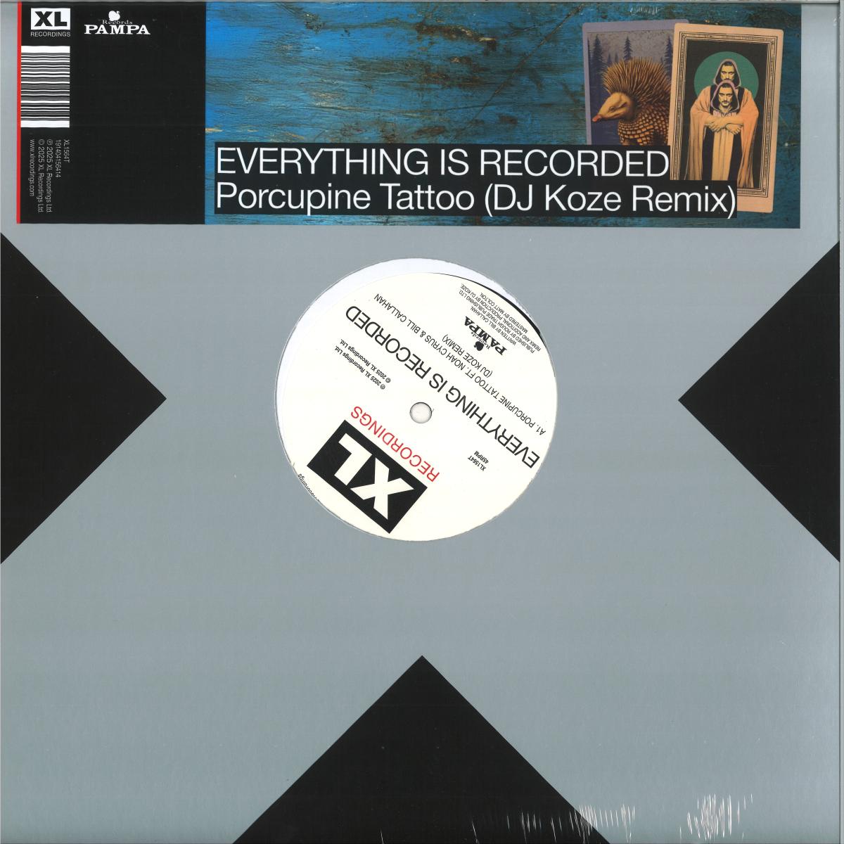 Everything Is Recorded - PORCUPINE TATTOO (DJ KOZE REMIX) | XL Recordings (XL1564T) - main Everything Is Recorded - PORCUPINE TATTOO (DJ KOZE REMIX) | XL Recordings (XL1564T) - main