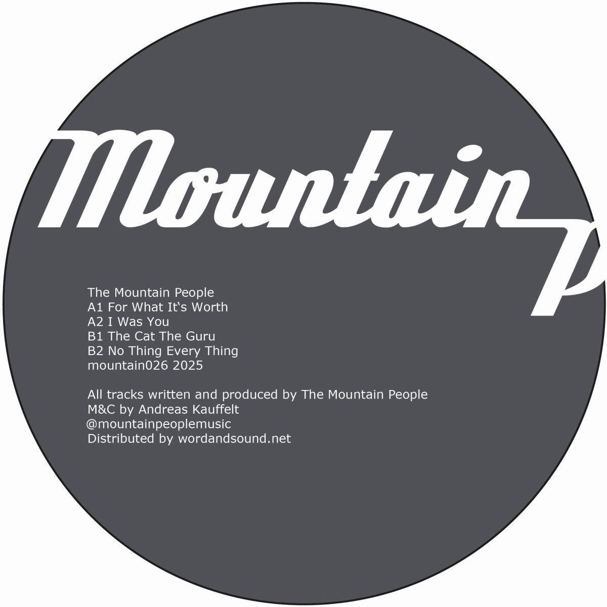 The Mountain People - The Cat The Guru | Mountain People (MOUNTAIN026) - main The Mountain People - The Cat The Guru | Mountain People (MOUNTAIN026) - main