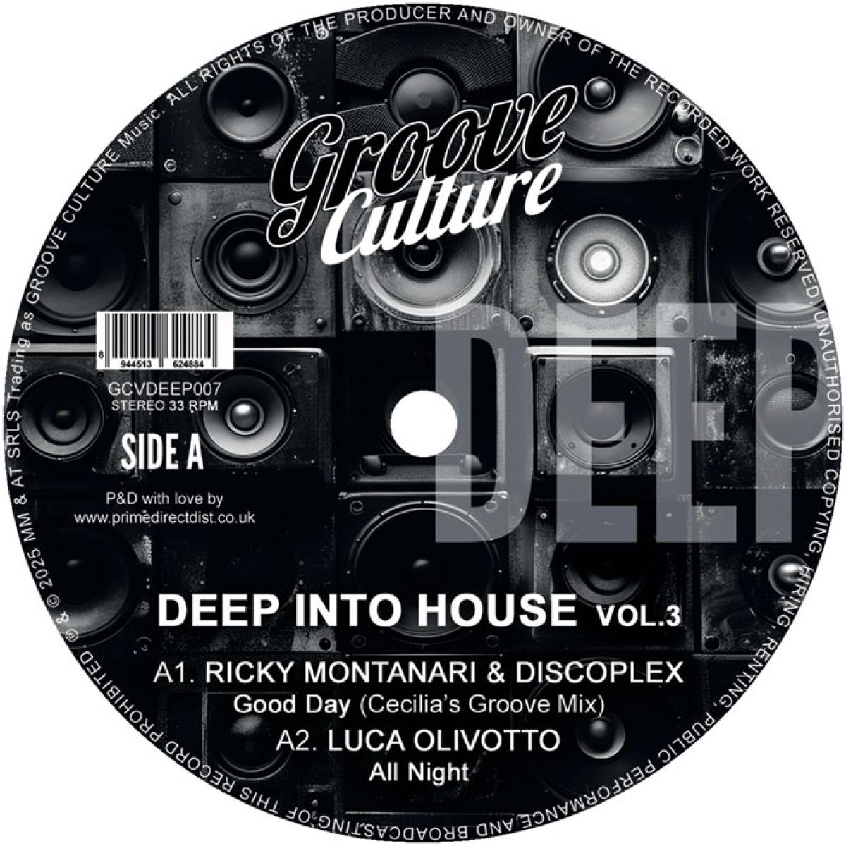 Ricky Montanari - Deep Into House Vol.3 | GROOVE CULTURE (GCVDEEP007) - main Ricky Montanari - Deep Into House Vol.3 | GROOVE CULTURE (GCVDEEP007) - main