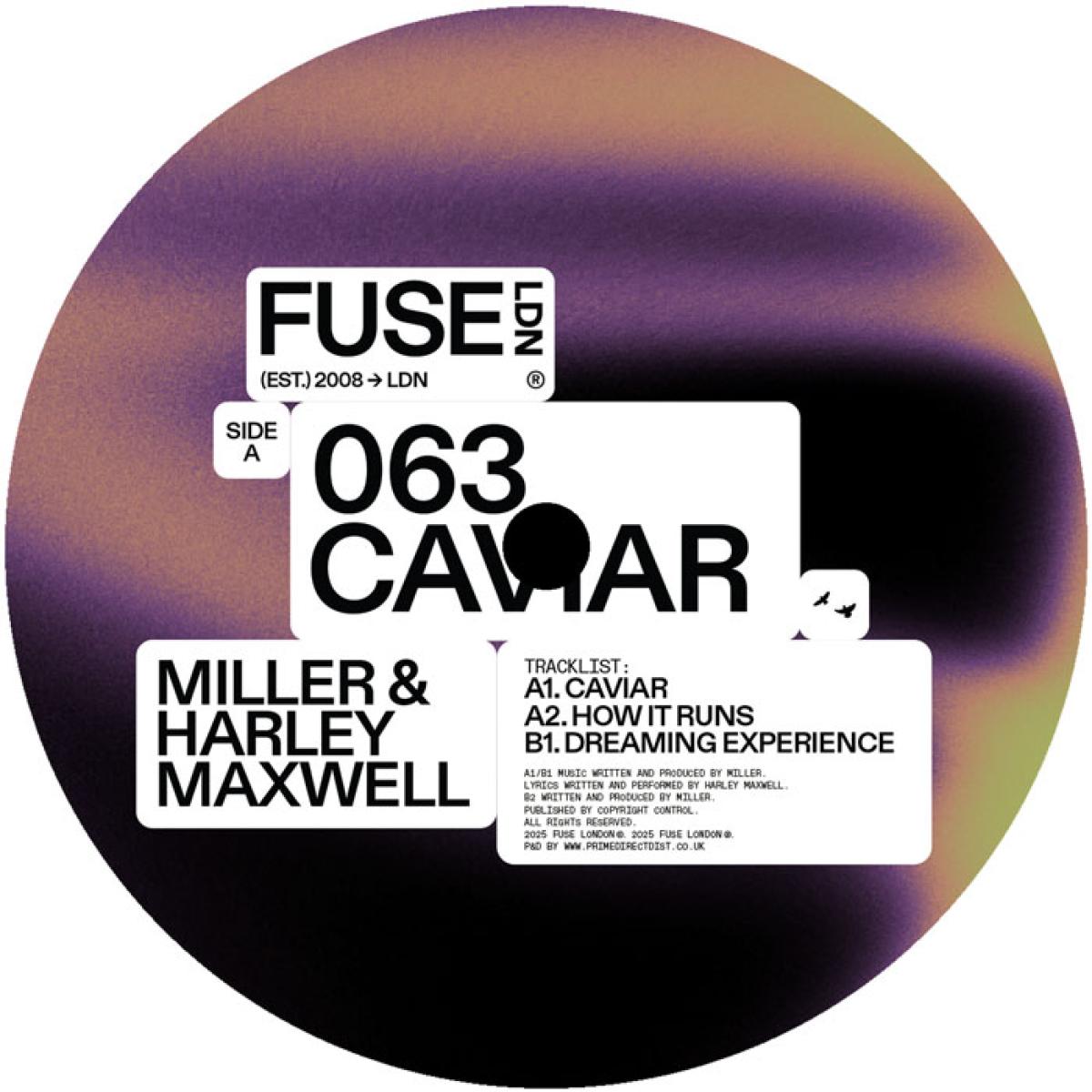Miller - Caviar EP | Fuse London (FUSE063) - main Miller - Caviar EP | Fuse London (FUSE063) - main