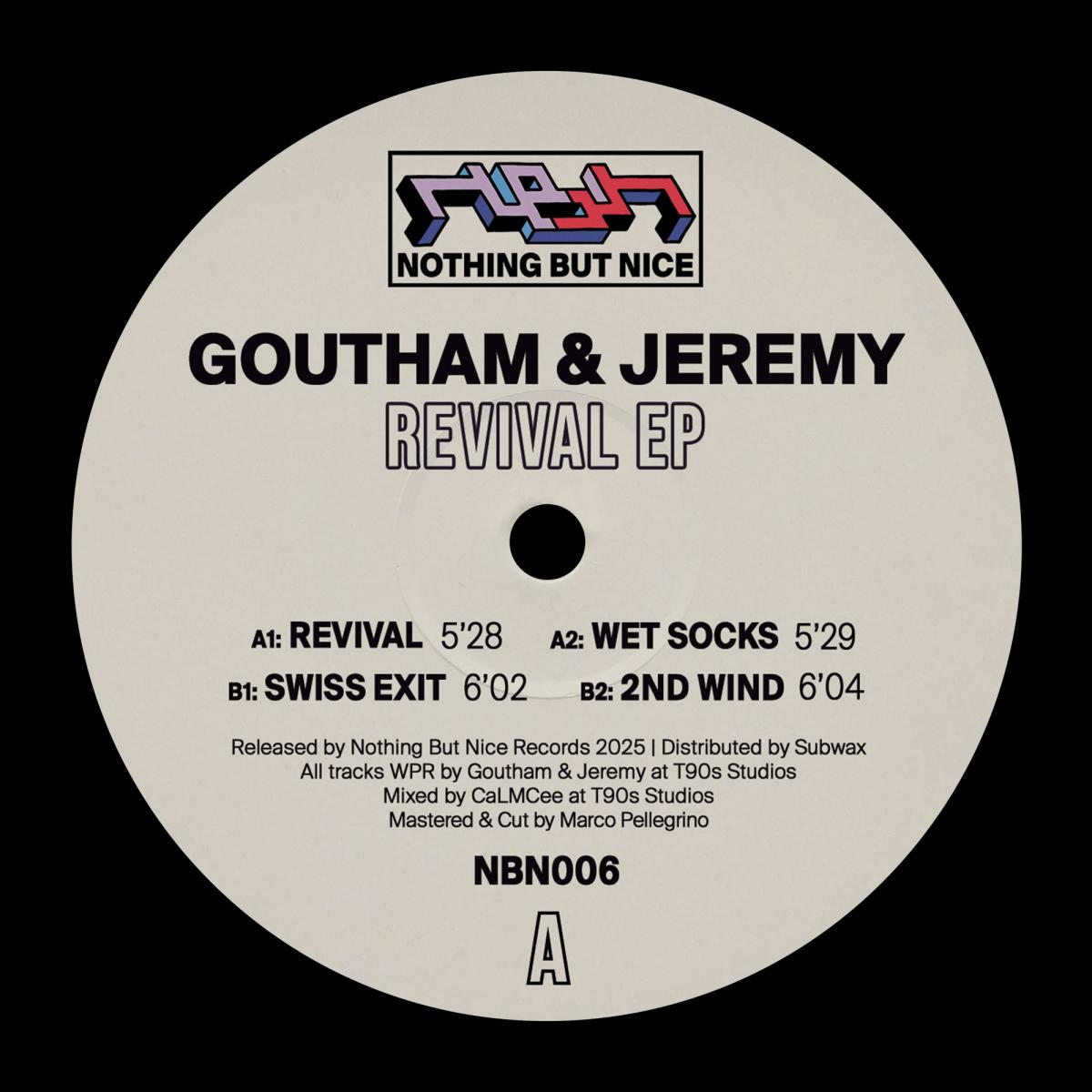 Goutham - Revival EP | Nothing But Nice (NBN006) - main Goutham - Revival EP | Nothing But Nice (NBN006) - main