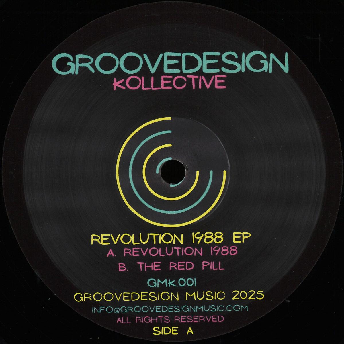 Groovedesign Kollective - Revolution 1988 EP | Groovedesign Music (GMK001) - main Groovedesign Kollective - Revolution 1988 EP | Groovedesign Music (GMK001) - main