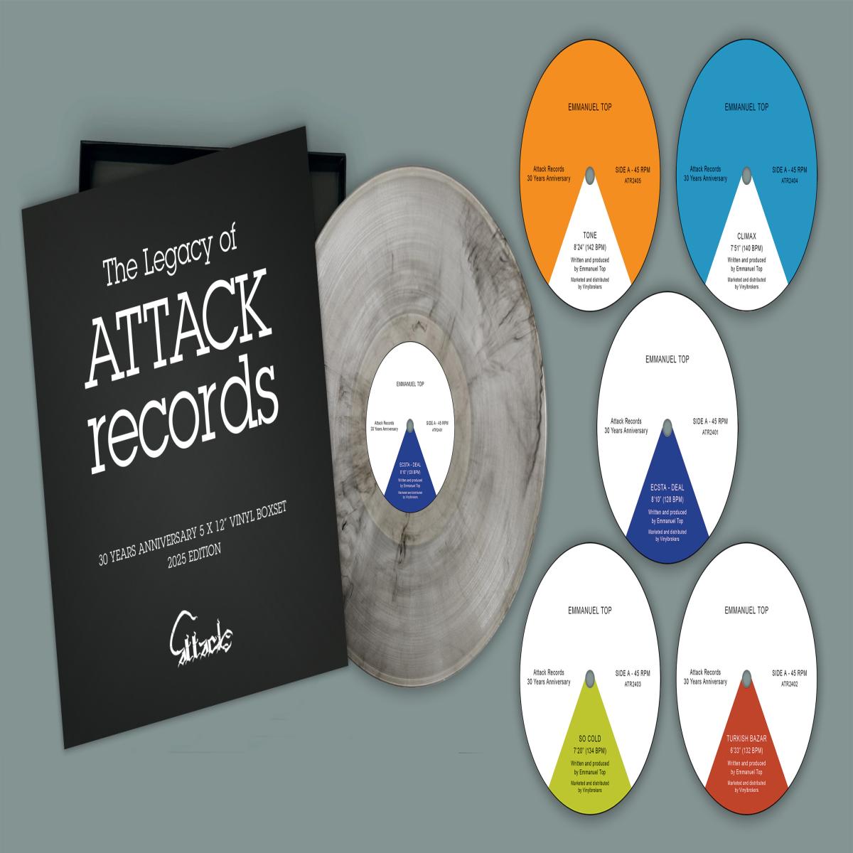 Emmanuel Top - The Legacy of Attack Records (2025 Edition) (Boxset) | Attack Records (ATRBOX25) - main Emmanuel Top - The Legacy of Attack Records (2025 Edition) (Boxset) | Attack Records (ATRBOX25) - main