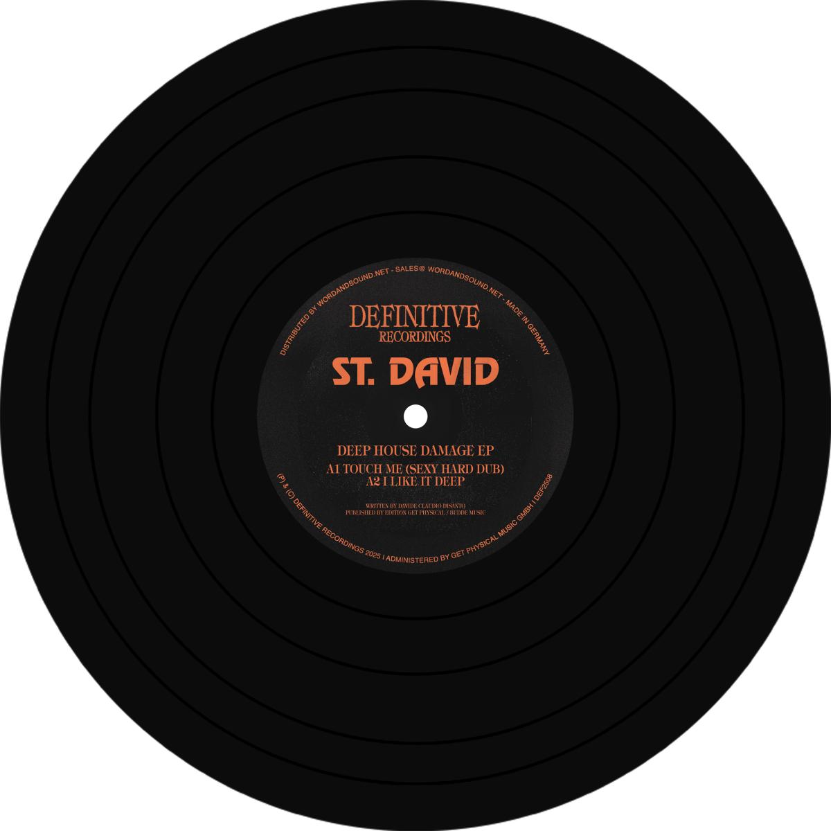 St. David - Deep House Damage EP | Definitive Recordings (DEF2508)