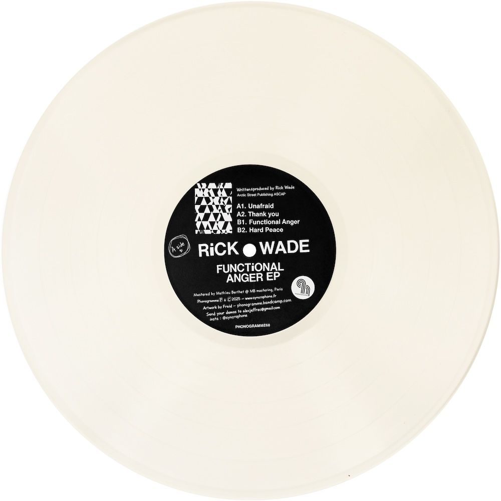 Rick Wade - Functional Anger EP | Phonogramme (PHONOGRAMME68) - main