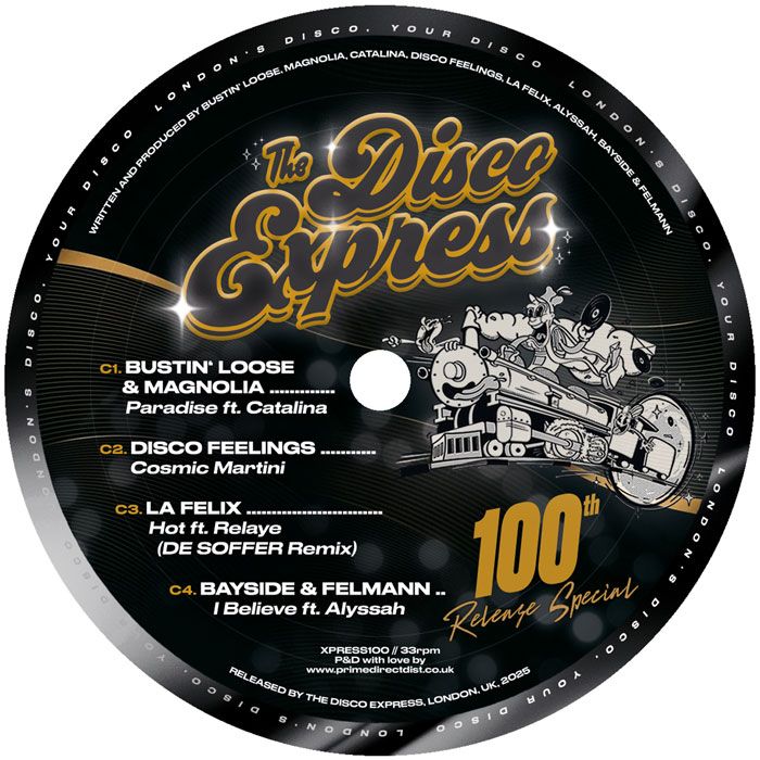 Various Artists - TDE100 (100th Release Special) | The Disco Express (XPRESS100) - 3