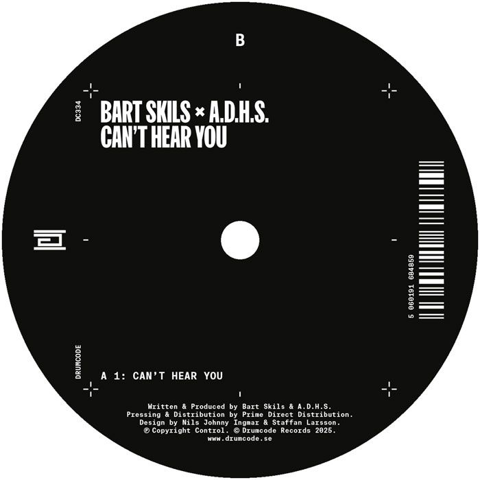 Bart Skils & A.D.H.S - Can’t Hear You | Drumcode (DC334) - 2