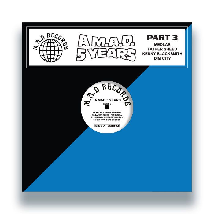 Medlar / Father Sheed / Kenny Blacksmith / Dim City - A M.A.D 5 YEARS Pt.3 | M.A.D RECORDS (MAD014.3) - 4