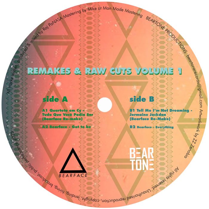 Bearface Dj - Remakes and Raw Cuts Vol 1 | Beartone Records (BF009) - 2