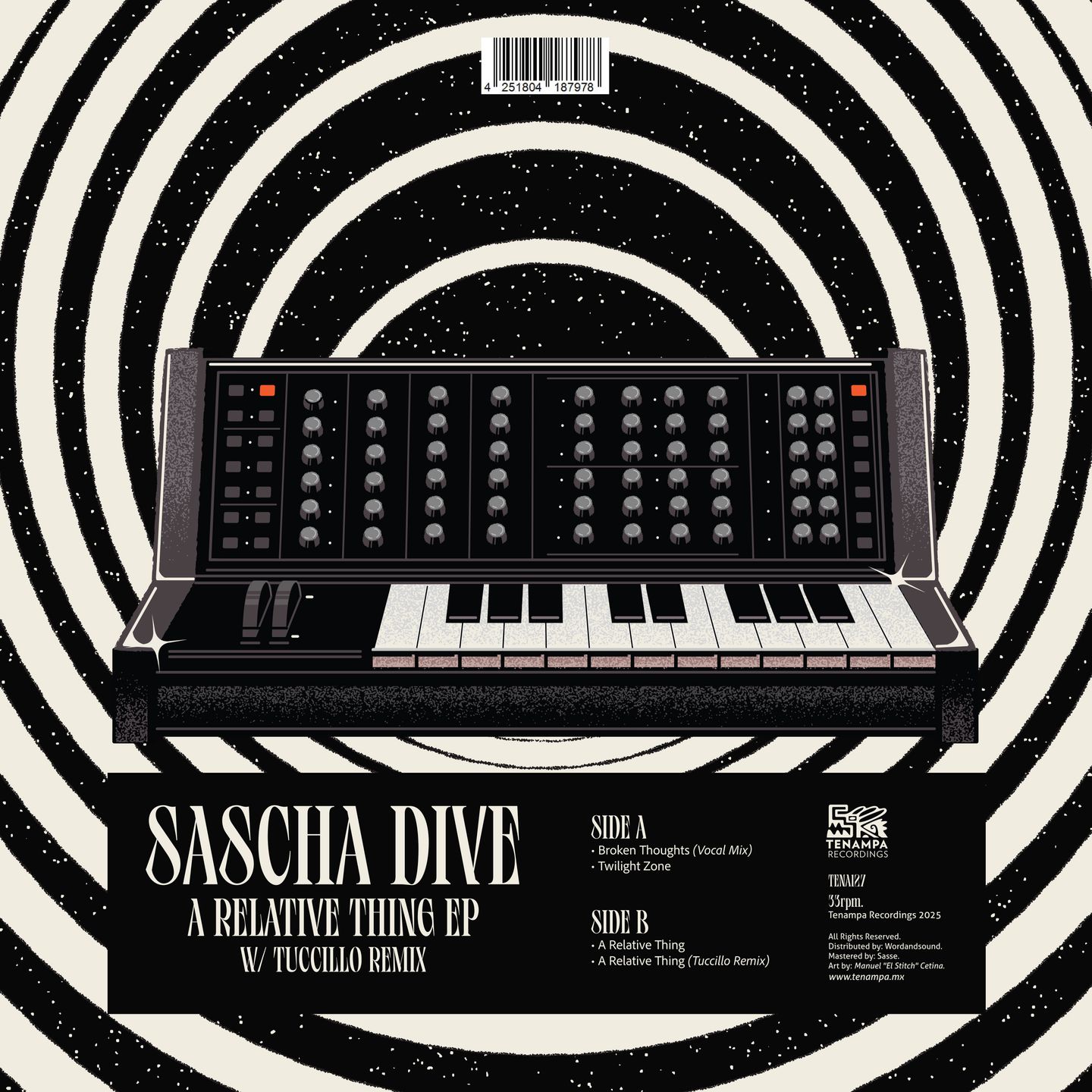 Sascha Dive - A Relative Thing (incl. Tuccillo Rmx) | Tenampa Recordings (TENA127) - 2