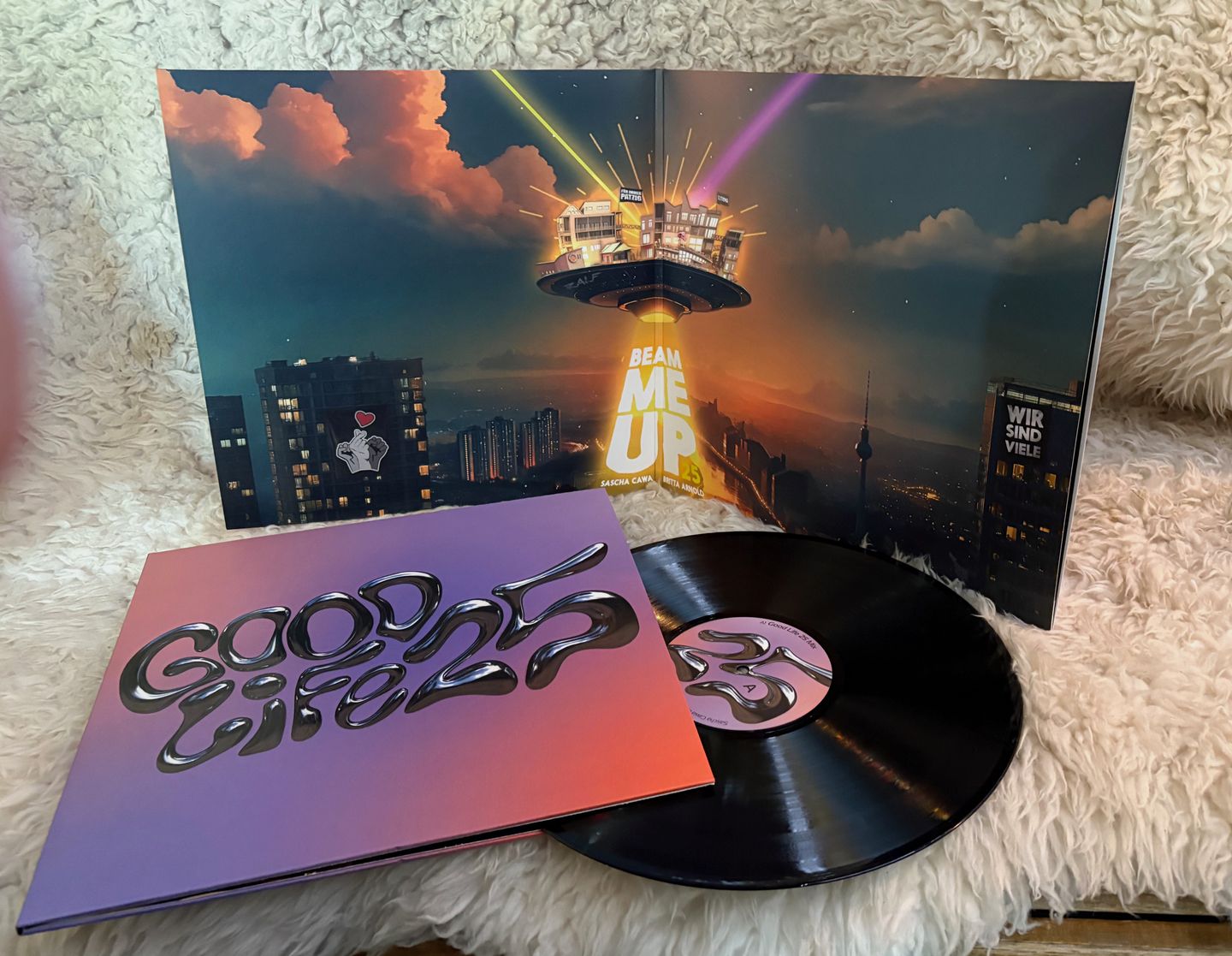 Sascha Cawa & Britta Arnold - Good Life 25 (2x12"LP, Gatefold) | Kiosk I.D (KioskID040lp) - 2 Sascha Cawa & Britta Arnold - Good Life 25 (2x12"LP, Gatefold) | Kiosk I.D (KioskID040lp) - 2