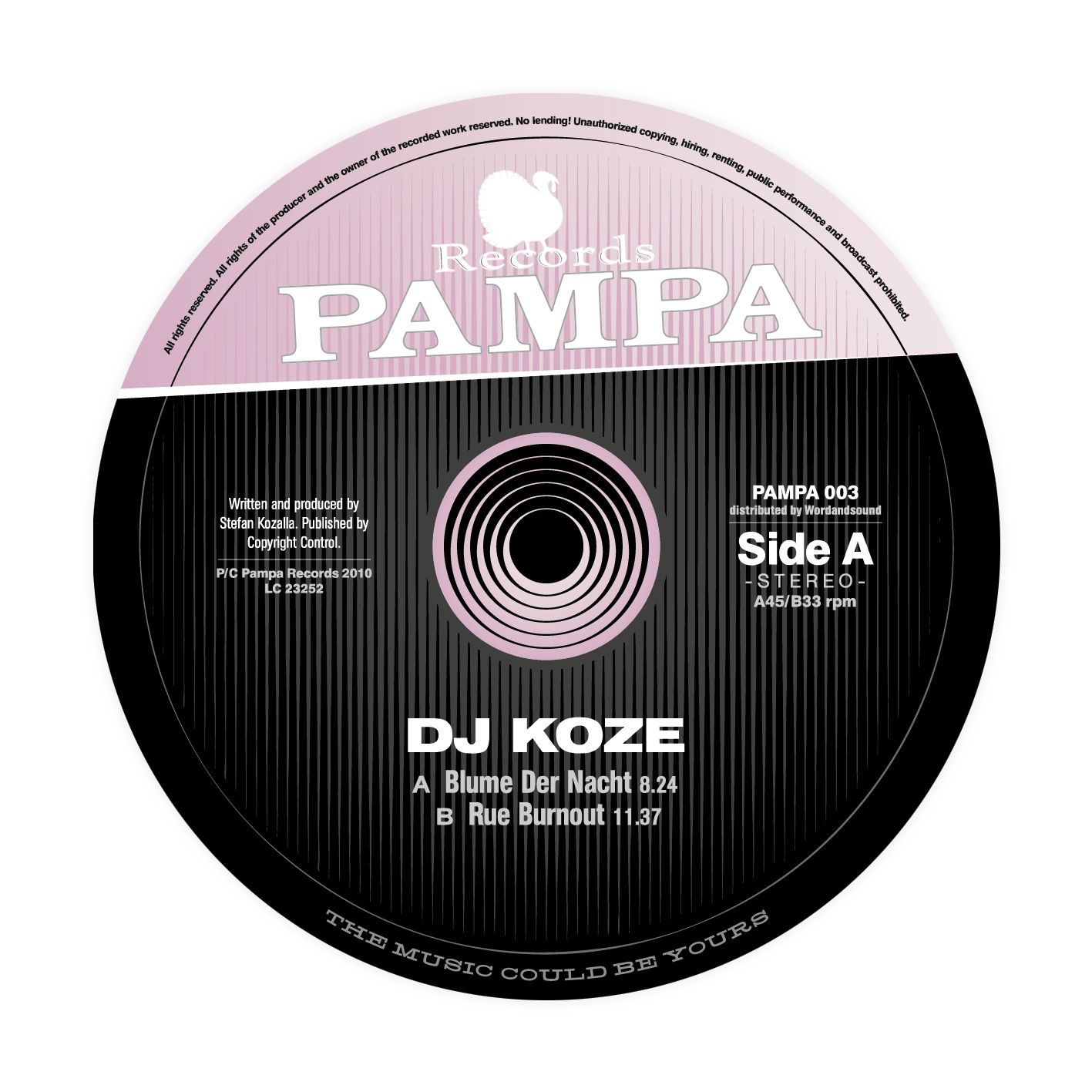 DJ Koze - Rue Burnout (2025 repress) | Pampa (pampa003) - main DJ Koze - Rue Burnout (2025 repress) | Pampa (pampa003) - main