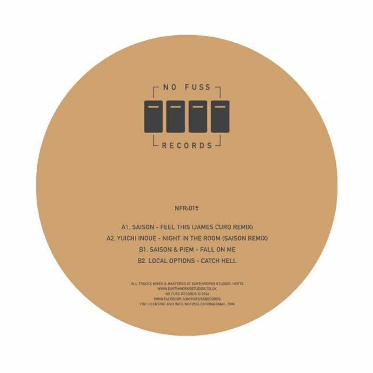 NFRV 015 - NFRV 015 | No Fuss Records (NFRV015)