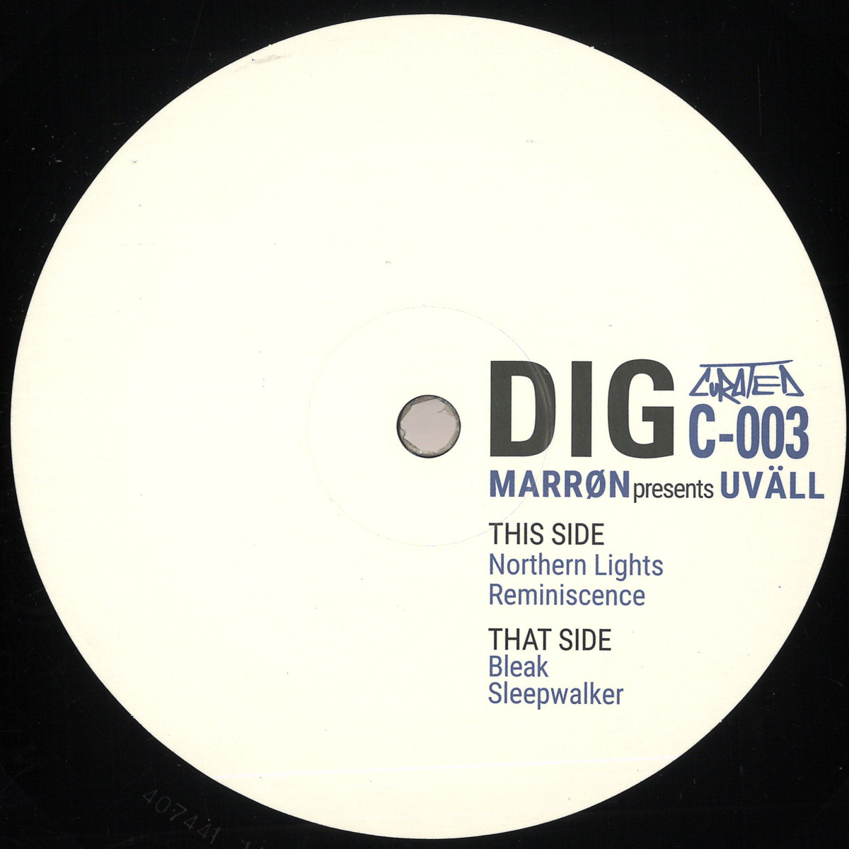 Uväll - MARRØN presents UVÄLL | DIG Curated (DIG-C003) - main