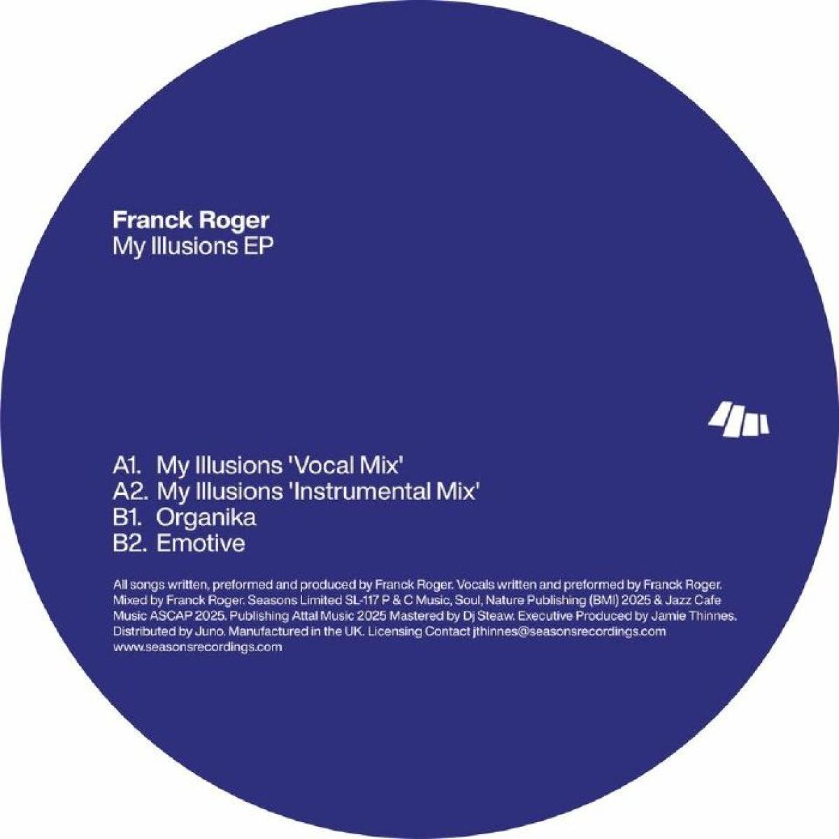 Franck Roger - My Illusions EP | Seasons Limited (SL117) Franck Roger - My Illusions EP | Seasons Limited (SL117)