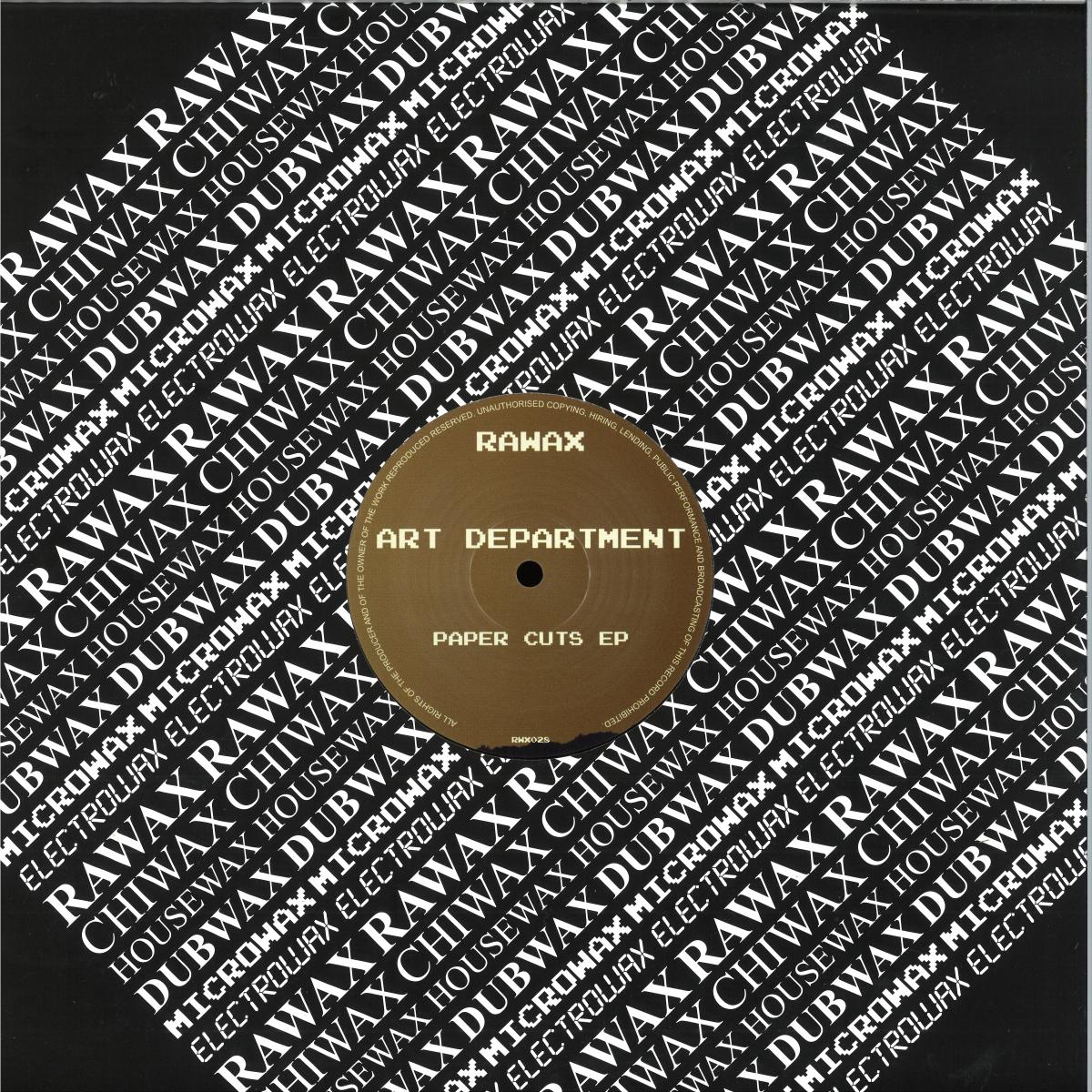 ART DEPARTMENT - PAPER CUTS EP | Rawax Records (RWX028) - main ART DEPARTMENT - PAPER CUTS EP | Rawax Records (RWX028) - main