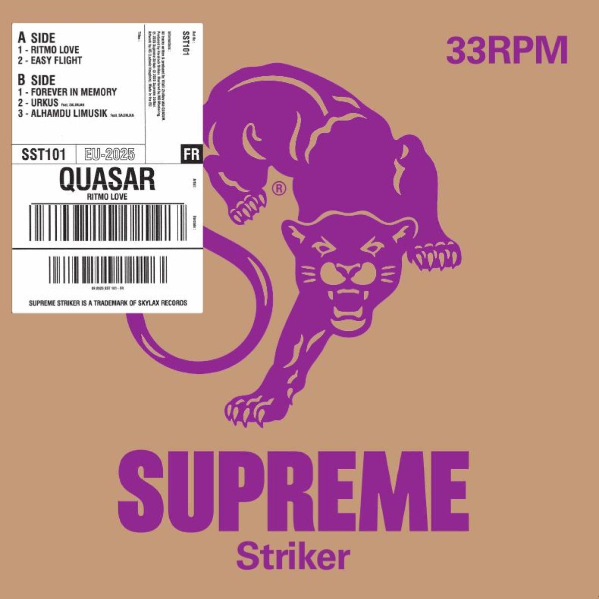 Quasar - Ritmo Love EP | Supreme Striker (SST101) - main