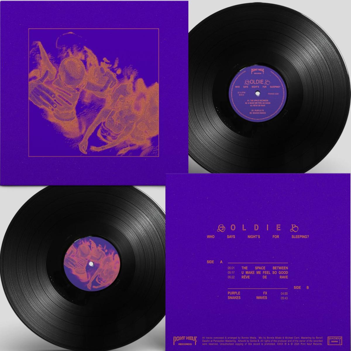 Goldie B - Who Says Night’s For Sleeping? EP | Pont Neuf Records (PN040) - main