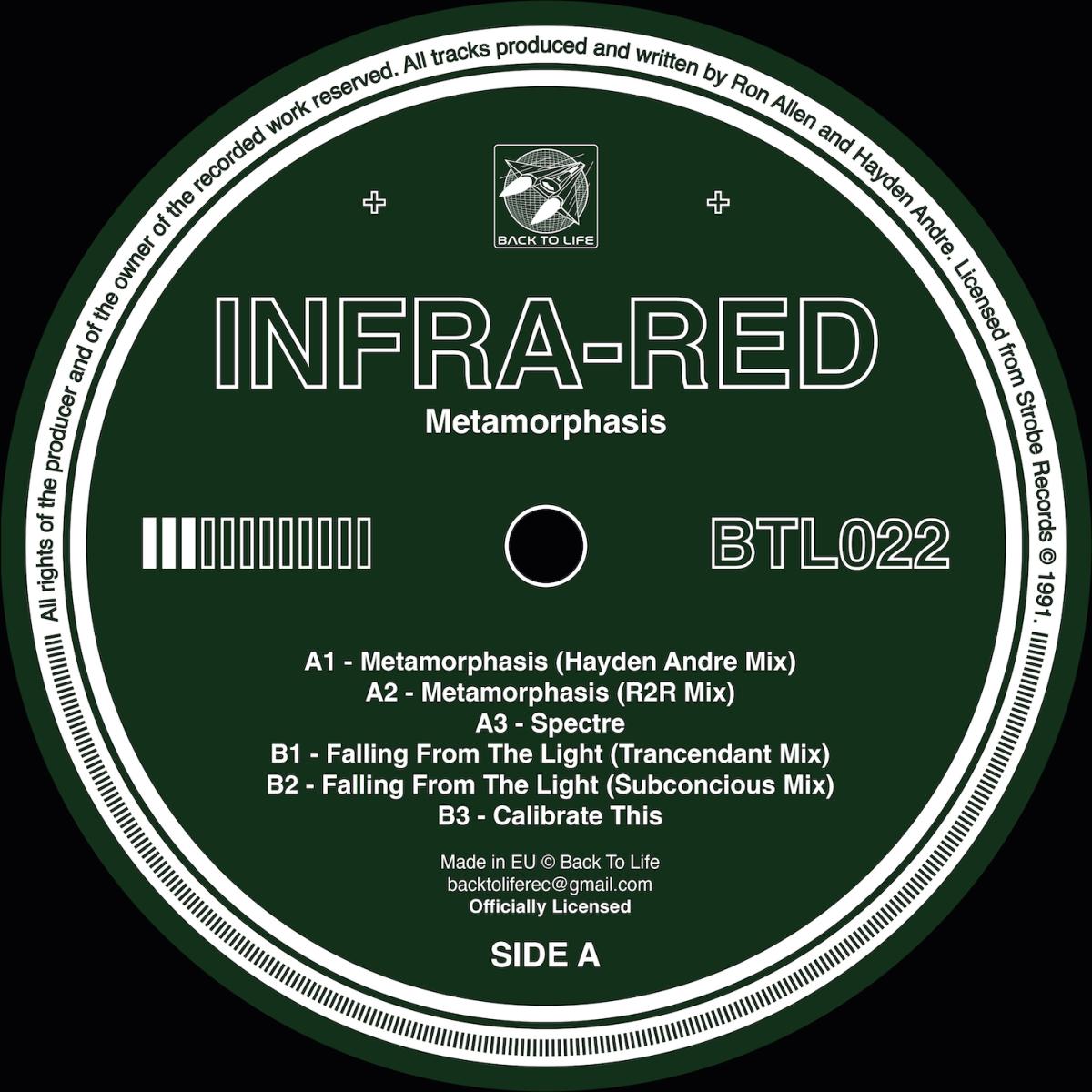 Infra-Red - Metamorphasis | Back To Life (BTL022) - main