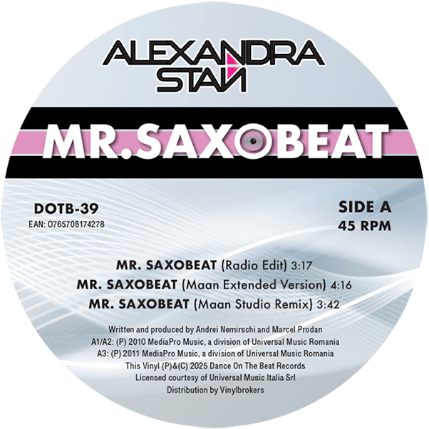  - Mr. Saxobeat | Dance On The Beat Records (DOTB-39) - main