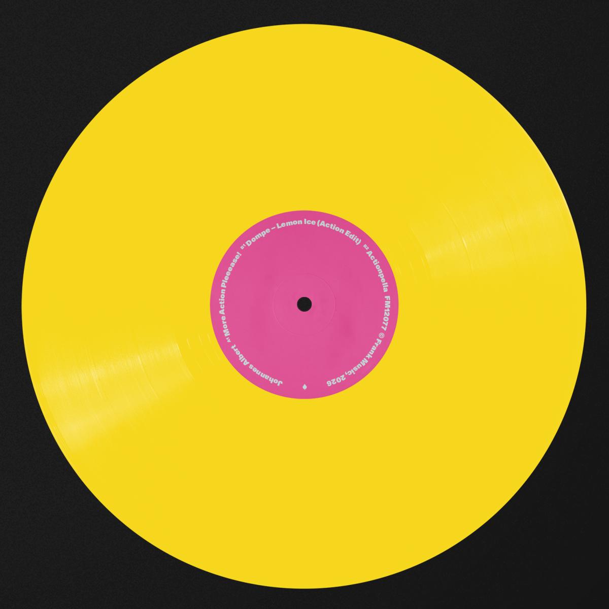 Johannes Albert - More Action Pleeease! (Yellow Vinyl) | Frank Music (FM12077YV) Johannes Albert - More Action Pleeease! (Yellow Vinyl) | Frank Music (FM12077YV)