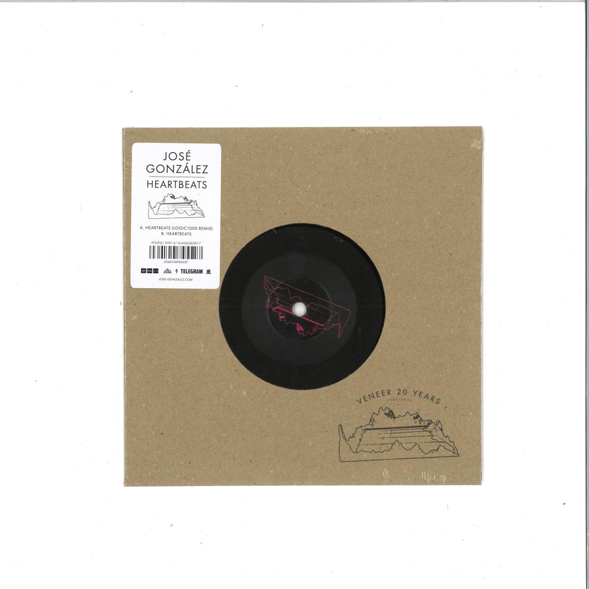 José González - Heartbeats (Logic1000 Remix) (7") | Peacefrog Records (PFG213) - main