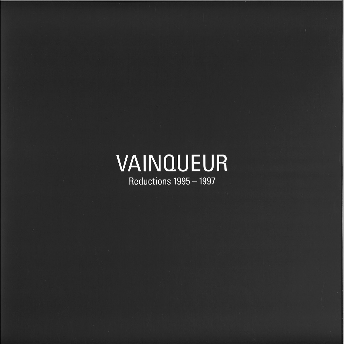 Vainqueur - Reductions 1995 - 1997 (3x12") | Scion Versions (SCION009)